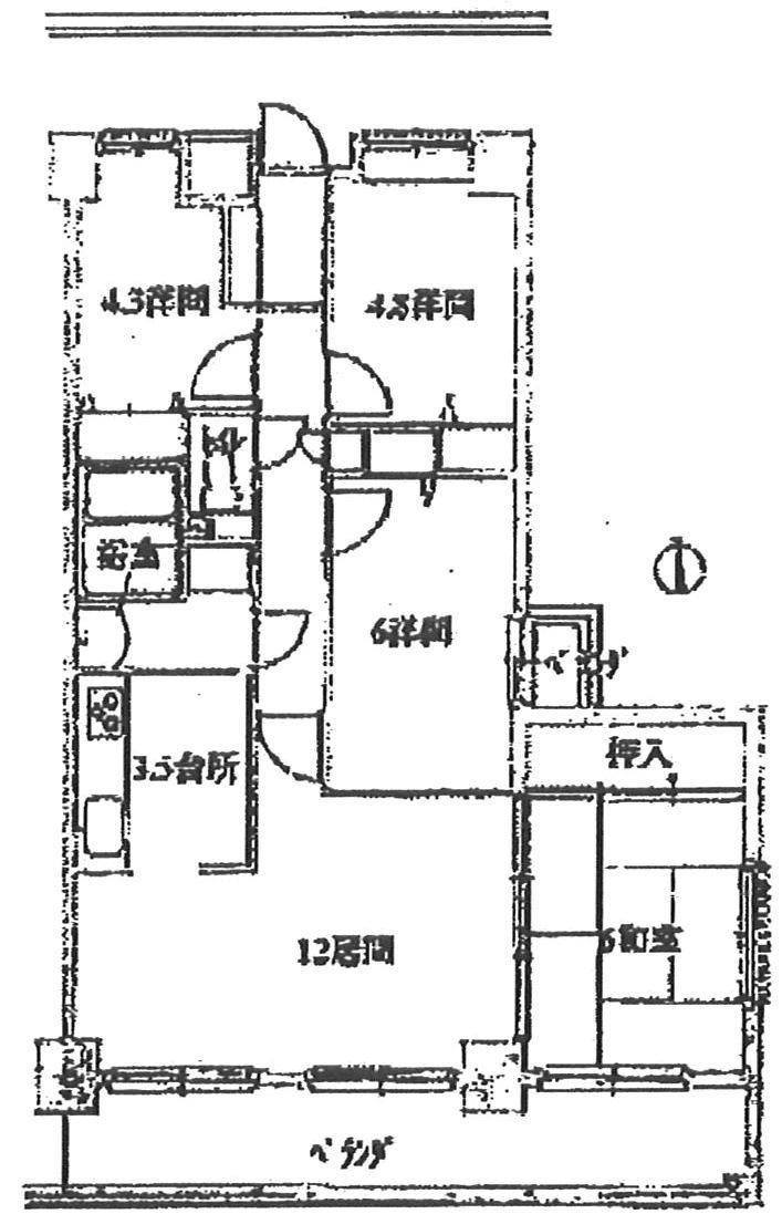 Floor plan. 4LDK, Price 13.8 million yen, Occupied area 81.68 sq m , Balcony area 14.55 sq m 4LDK