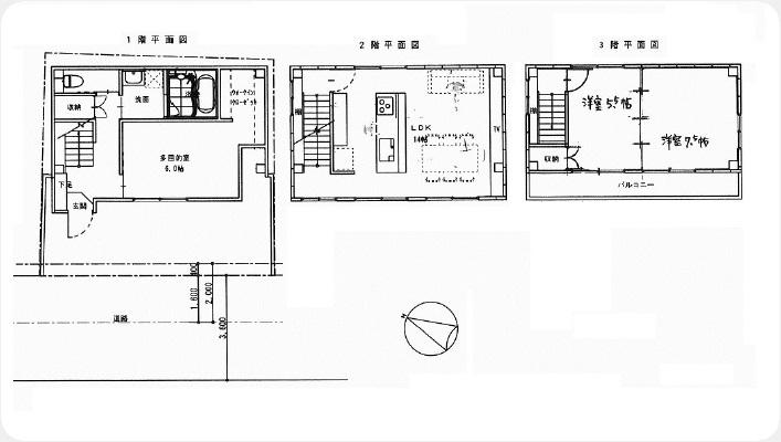 Floor plan. 23.8 million yen, 3LDK, Land area 59.5 sq m , Building area 89.66 sq m