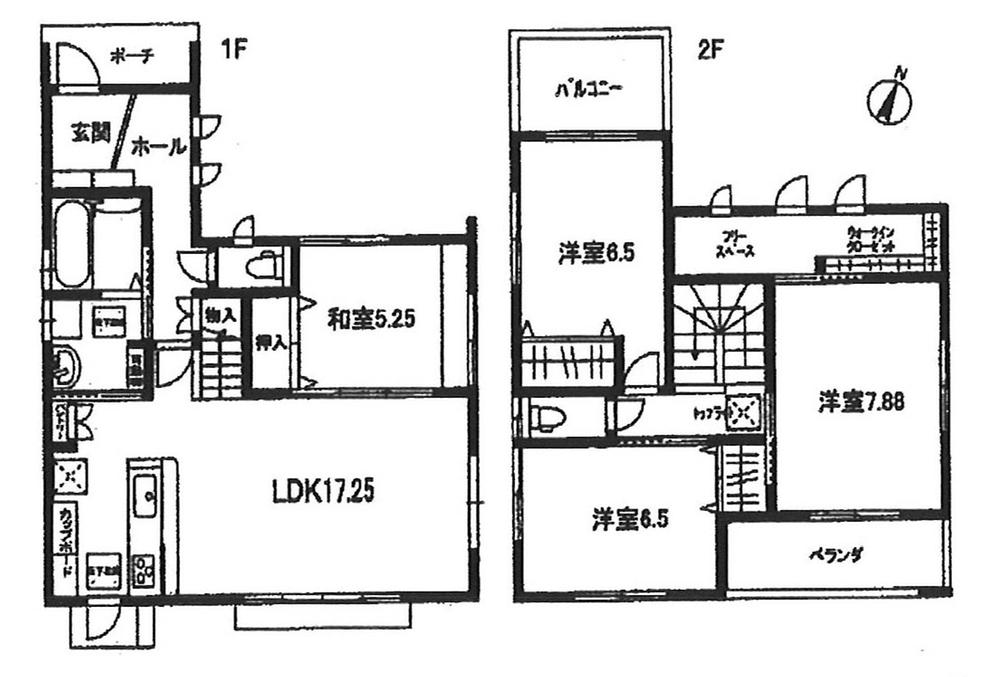 Floor plan. 41,800,000 yen, 4LDK, Land area 132.55 sq m , Building area 107.64 sq m