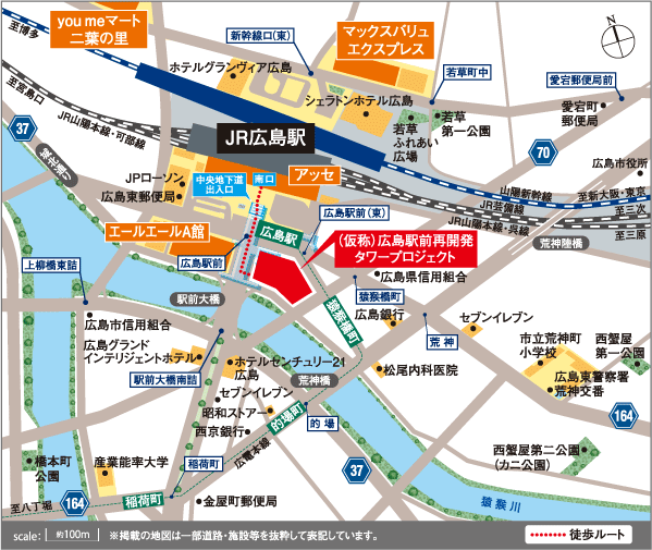 Surrounding environment. Local guide map ※ Listings Map, Some road ・ Route ・ Facilities such as the excerpts have been notation.