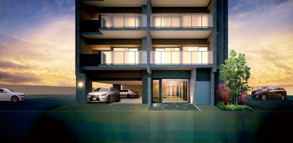 Shared facilities.  [Entrance Rendering] Beautiful appearance of wearing a fine, Leading to a proud and elegant living.