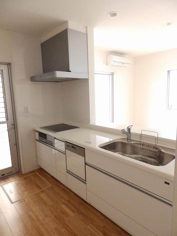 Kitchen. Dishwasher with a system Kitchen