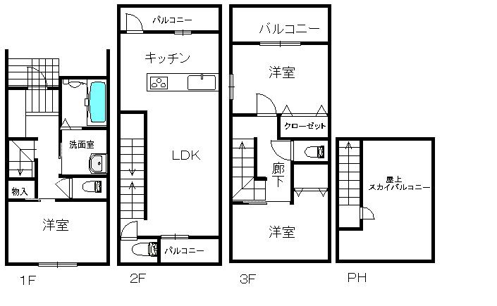 Floor plan. 28.5 million yen, 3LDK, Land area 51.93 sq m , Building area 82.95 sq m drawing current state priority
