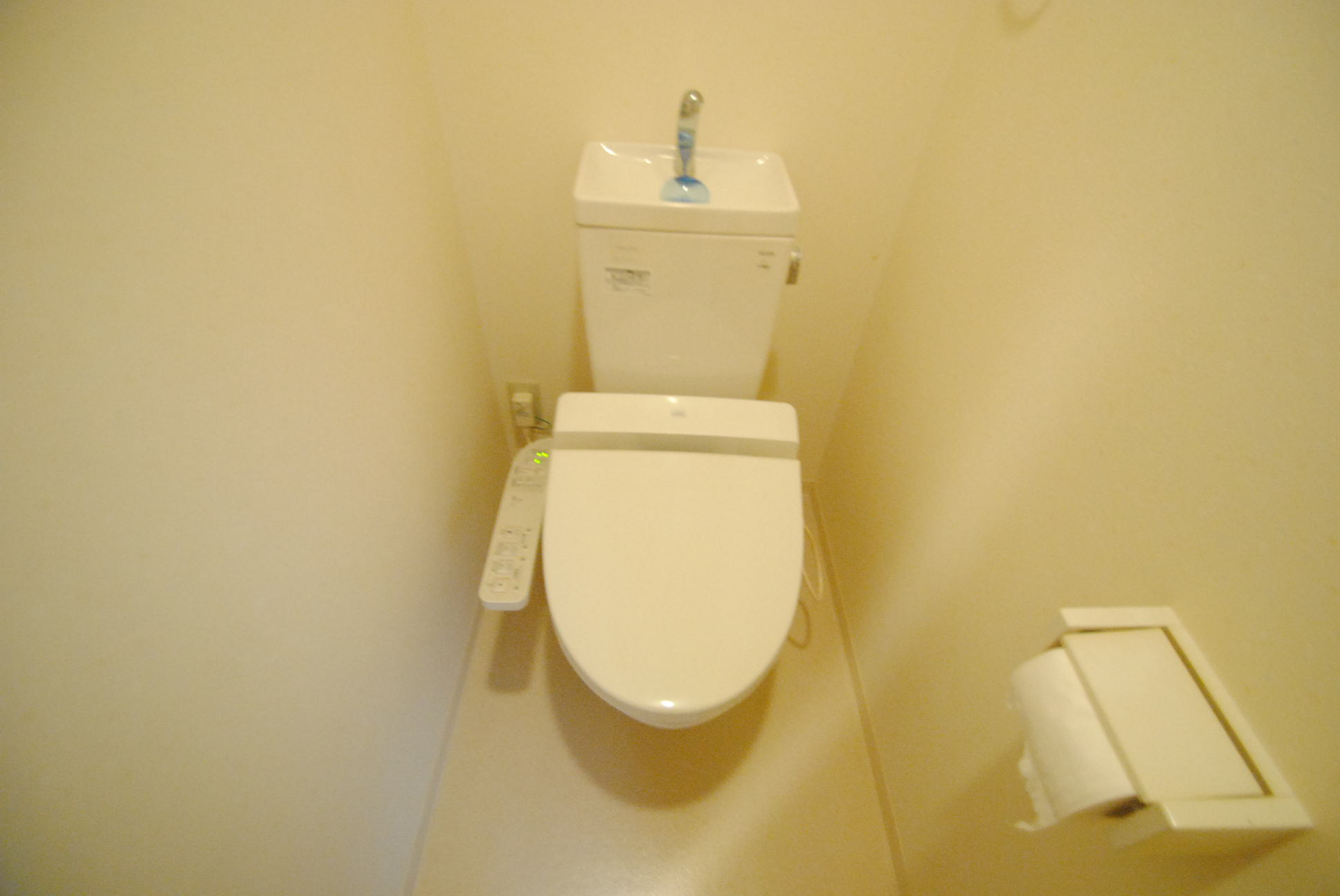 Toilet. Hot-water heating toilet seat