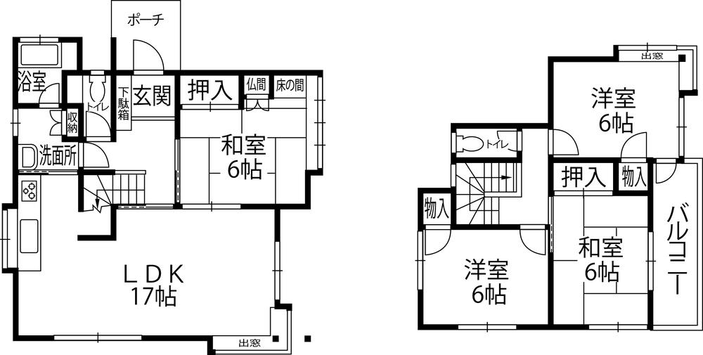 Floor plan. 16.2 million yen, 4LDK, Land area 170.66 sq m , Building area 123.1 sq m