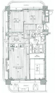 Floor plan. 3LDK, Price 23.8 million yen, Footprint 75.1 sq m , Balcony area 31.69 sq m