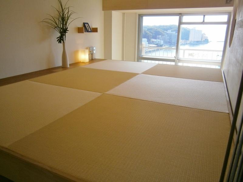 Non-living room. Ryukyu tatami of the sum space loft