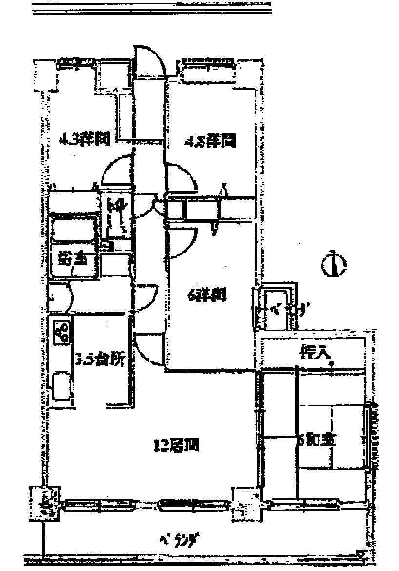 Floor plan. 4LDK, Price 13.8 million yen, Occupied area 81.68 sq m , Balcony area 14.55 sq m 15.5LDK 4 room