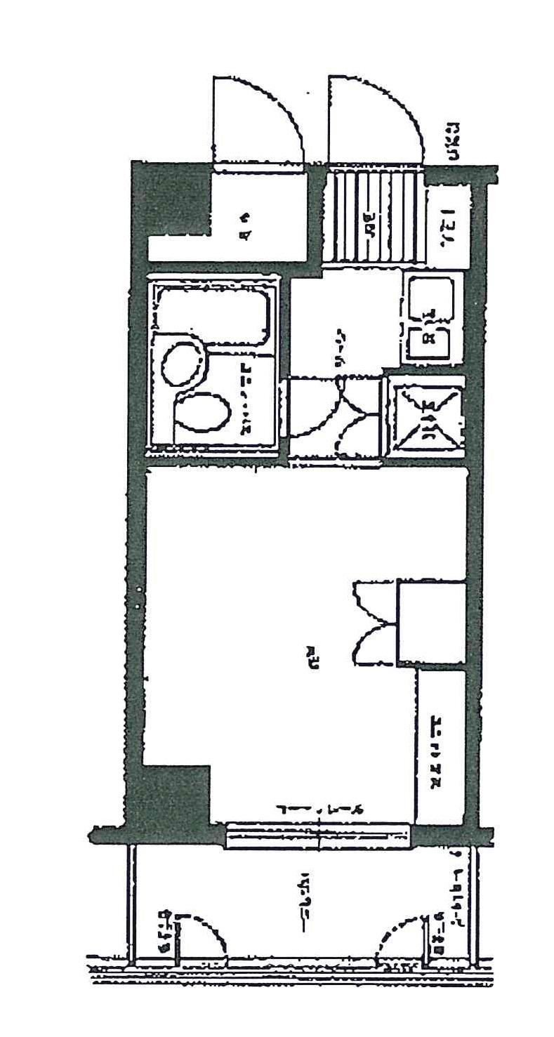 Floor plan. 1K, Price 3.7 million yen, Occupied area 14.51 sq m