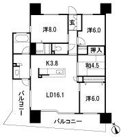 Floor: 4LDK, occupied area: 96.06 sq m, Price: TBD