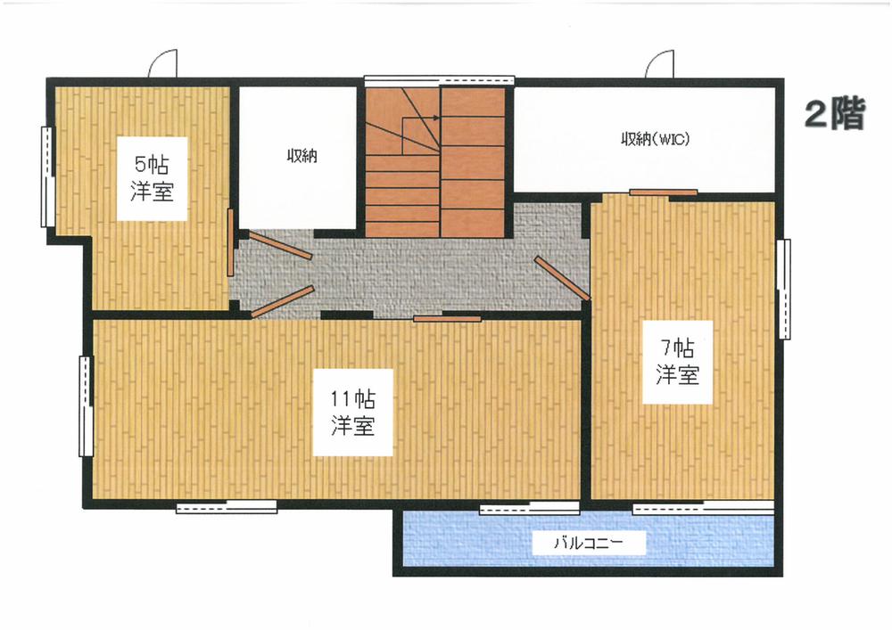 Floor plan. 50,800,000 yen, 4LDK, Land area 102.42 sq m , Building area 100.77 sq m Floor Plan (second floor)