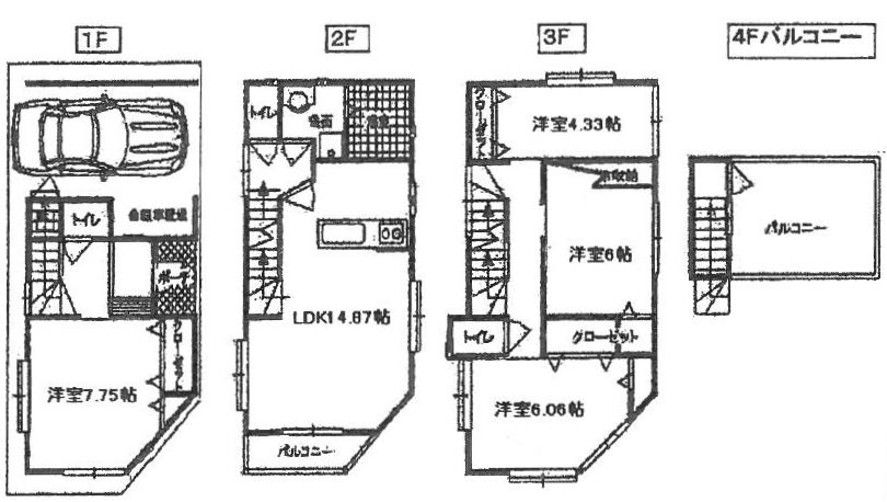 Floor plan. 36,800,000 yen, 4LDK, Land area 49.58 sq m , Building area 115.15 sq m current state priority