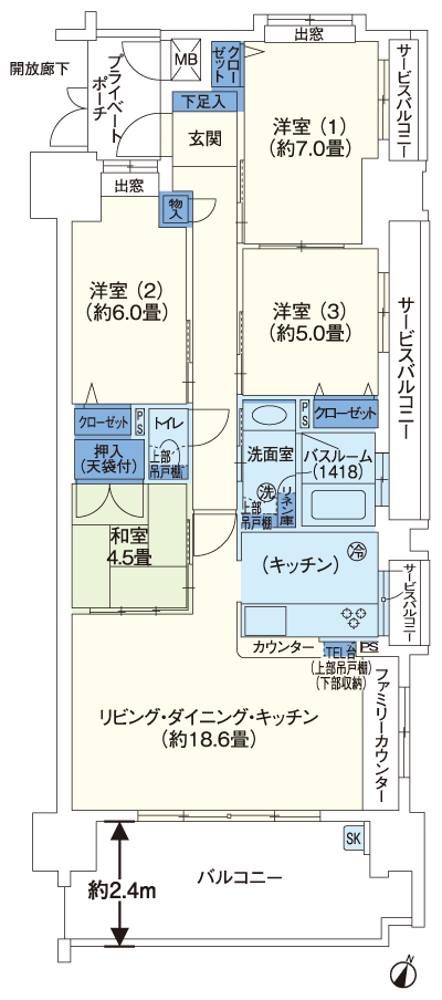 Floor: 4LDK, occupied area: 85.78 sq m, Price: 25,980,000 yen ~ 33,380,000 yen