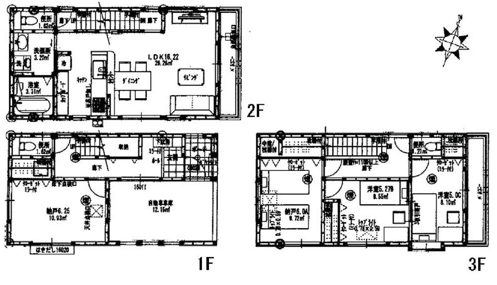 Floor plan. 37,800,000 yen, 2LDK + 2S (storeroom), Land area 82.92 sq m , Building area 112.98 sq m