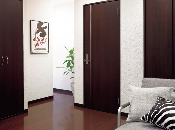 Interior.  [Standard adopts the high-quality interior doors] The dwelling unit <sliding door> <open door> standard adopts the "Urban Mode", So simple and highlight the functional space, It has achieved a stylish interior.  (Same specifications)