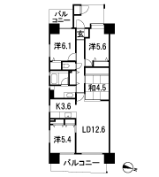 Floor: 4LDK, occupied area: 83.82 sq m, Price: 33,950,000 yen ・ 35,980,000 yen