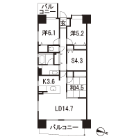 Floor: 3LDK + S, the occupied area: 83.82 sq m, Price: 36,590,000 yen ~ 41,160,000 yen