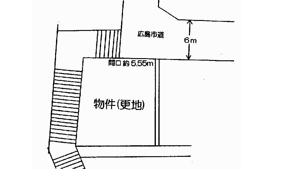 Compartment figure. Land price 27,700,000 yen, Land area 166.19 sq m