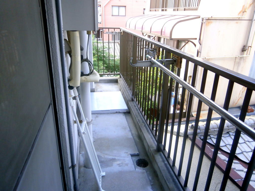 Balcony. It is a veranda Horizontal