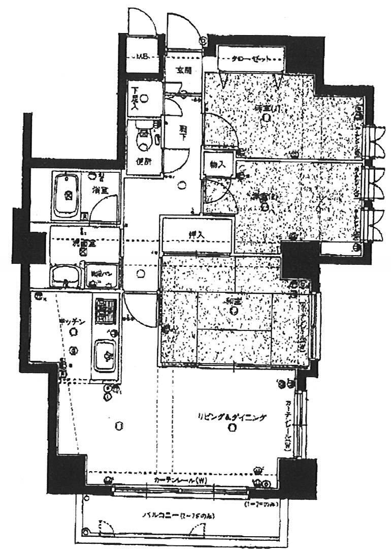 Floor plan. 3LDK, Price 23.5 million yen, Occupied area 68.99 sq m , Balcony area 13.16 sq m