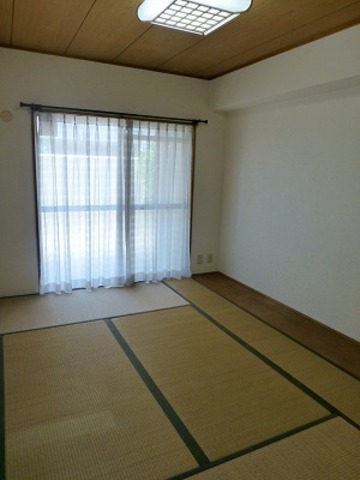 Other room space.  ☆ Private garden side of the Japanese-style room ☆ And tatami mat sort before occupancy