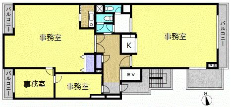 Floor plan. 4KK, Price 45 million yen, Footprint 200.03 sq m 4KK