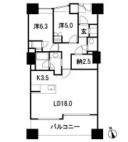 Floor: 2LDK + N + WIC + SIC, the occupied area: 77.21 sq m, Price: 42.6 million yen
