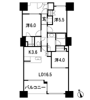 Floor: 3LDK + WIC + SIC, the occupied area: 77.43 sq m, Price: 48.9 million yen