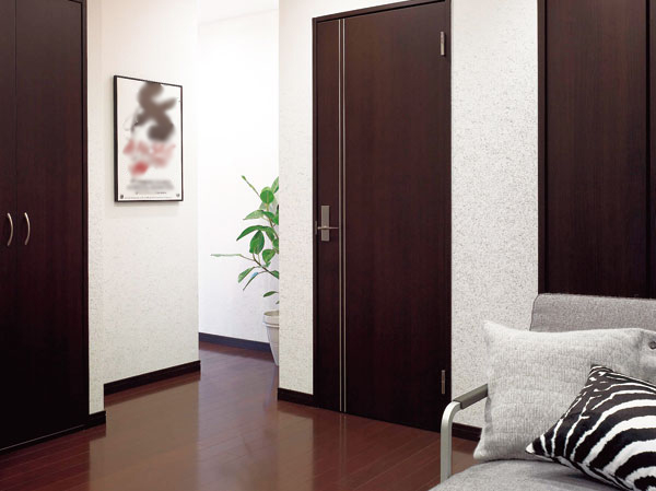 Interior.  [Standard adopts the high-quality interior doors] The dwelling unit <sliding door> <open door> standard adopts the "Urban Mode", So simple and highlight the functional space, It has achieved a stylish interior.