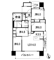 Floor: 4LDK, occupied area: 89.54 sq m, Price: 40,680,000 yen ~ 49,850,000 yen