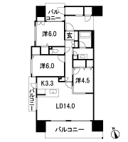 Floor: 3LDK, occupied area: 77.44 sq m, Price: 34,380,000 yen ~ 42,010,000 yen