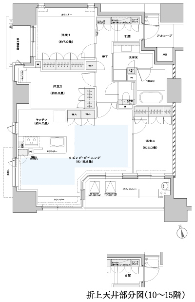 Floor: 3LDK, occupied area: 86.19 sq m, Price: 58,980,000 yen ~ 64,780,000 yen