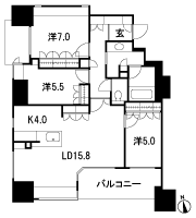 Floor: 3LDK, occupied area: 86.19 sq m, Price: 58,980,000 yen ~ 64,780,000 yen