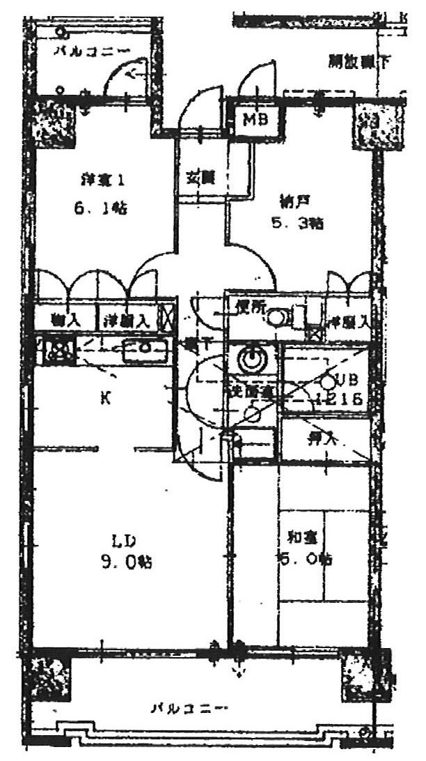 Floor plan. 2LDK + S (storeroom), Price 23,550,000 yen, Footprint 66.9 sq m
