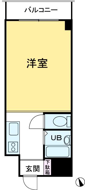 Floor plan. Price 3.95 million yen, Occupied area 20.29 sq m , Balcony area 2.85 sq m