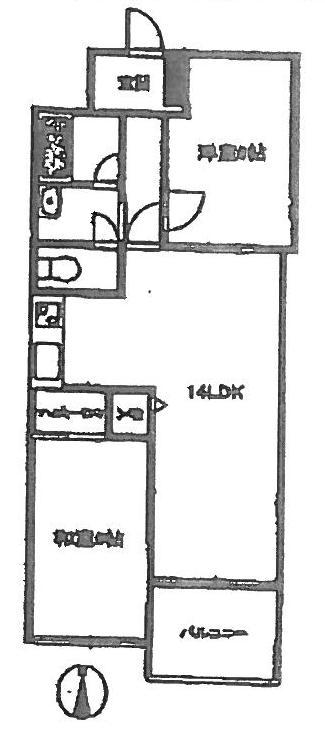 Floor plan. 2LDK, Price 10.3 million yen, Occupied area 58.63 sq m , Balcony area 5.63 sq m