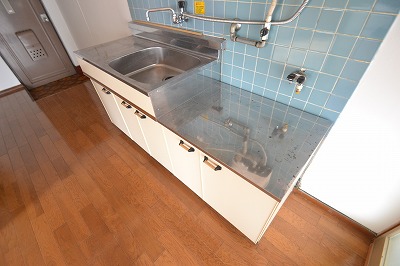 Kitchen. Two-burner stove is can be installed.