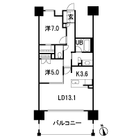 Floor: 2LDK, occupied area: 66.91 sq m, Price: TBD