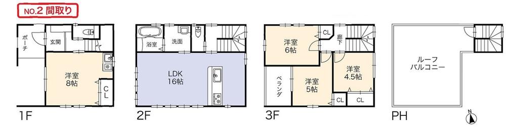 Floor plan. 29,800,000 yen, 4LDK, Land area 70.52 sq m , Building area 112.61 sq m floor plan
