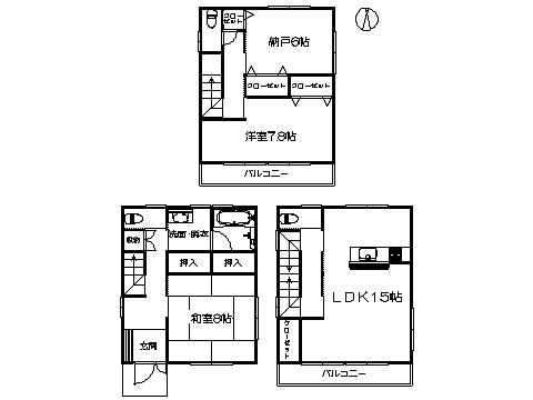 Floor plan. 32,900,000 yen, 2LDK+S, Land area 98.71 sq m , Building area 101.06 sq m   ※ Floor Plan current state priority