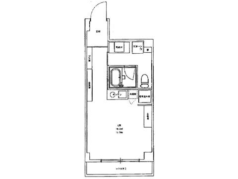 Floor plan. Price 5.8 million yen, Footprint 26.6 sq m , Balcony area 3.51 sq m