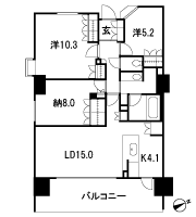 Floor: 2LDK + S, the occupied area: 92.47 sq m, Price: 43.2 million yen ・ 47,100,000 yen
