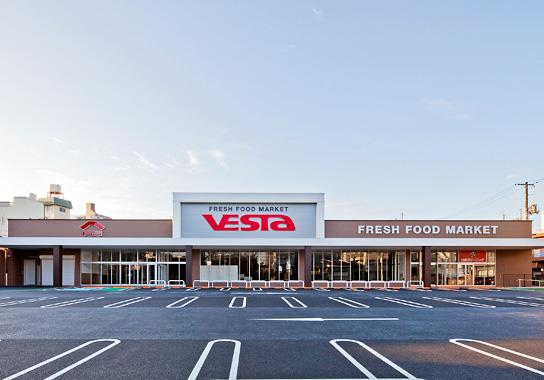 Supermarket. Vesta Hakushima store up to (super) 787m