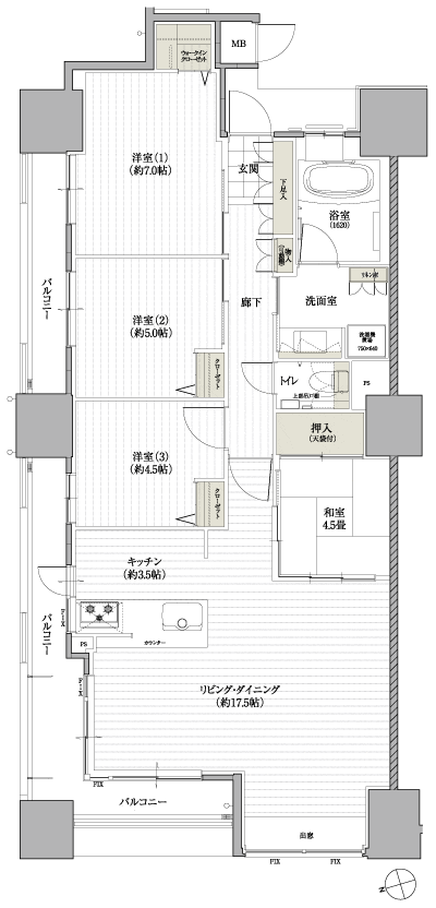 Floor: 4LDK, occupied area: 90.09 sq m, Price: TBD