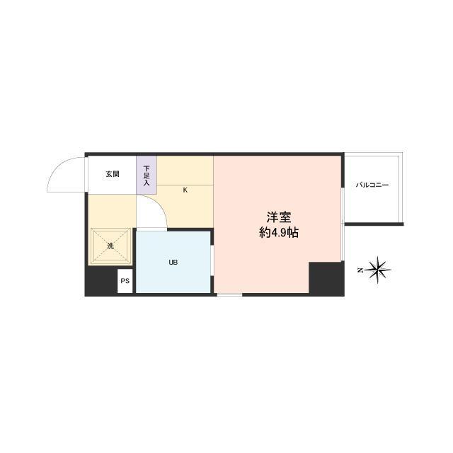 Floor plan. Price $ 40,000, Occupied area 14.77 sq m