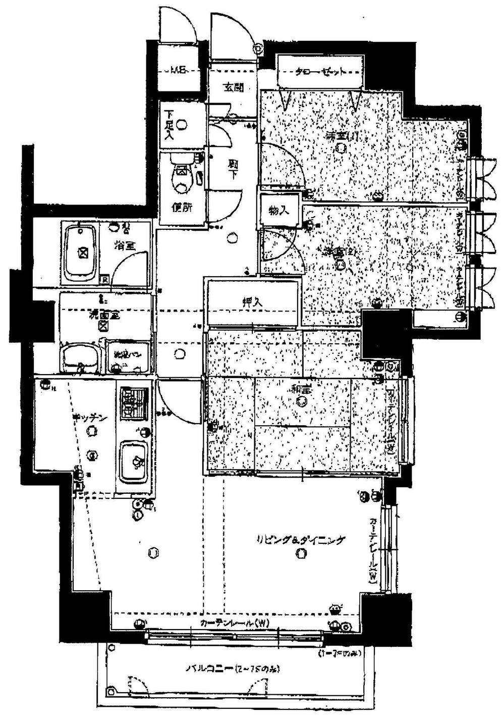 Floor plan. 3LDK, Price 23.5 million yen, Occupied area 68.99 sq m , Balcony area 13.16 sq m
