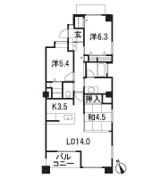 Floor: 3LDK, occupied area: 79.23 sq m, Price: 46,300,000 yen ・ 50,700,000 yen