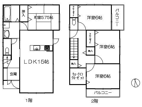 Floor plan. 32,300,000 yen, 4LDK, Land area 100.34 sq m , Building area 95.17 sq m   ※ Floor Plan current state priority