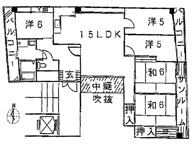Floor plan. 5LDK, Price 28 million yen, The area occupied 117.4 sq m