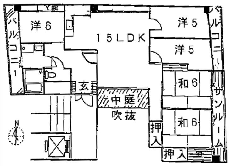 Floor plan. 5LDK, Price 28 million yen, The area occupied 117.4 sq m
